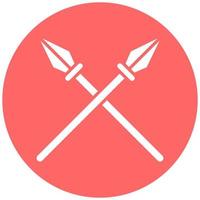 Vector Design Spear Vector Icon Style