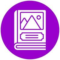 Vector Design History Book Vector Icon Style