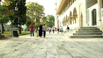 I musulmani a islamico moschea cortile video