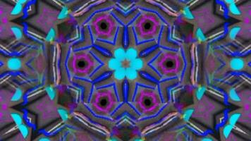 Hypnotic kaleidoscope stage visual loop for concert, night club, music video, events, show, fashion, holiday, exhibition, LED screens and projection mapping. video
