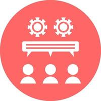 Customer Collaboration Vector Icon Style