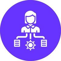 Project Manager Vector Icon Style