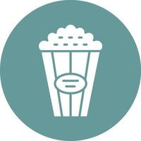 Popcorn Vector Icon Style