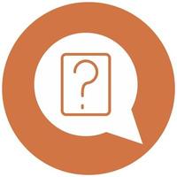 Question Vector Icon Style