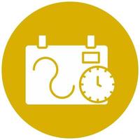 Flexible Schedule Vector Icon Style