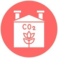 Greenhouse Gases Vector Icon Style