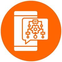 Algorithm Vector Icon Style