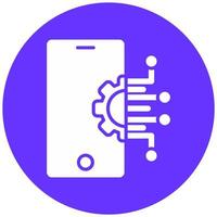 Mobile Technology Vector Icon Style
