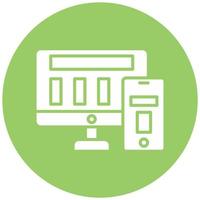 Responsive Design Vector Icon Style