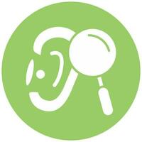 Hearing Checkup Vector Icon Style