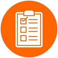 Patient Checklist Vector Icon Style