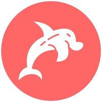 Dolphin Vector Icon Style