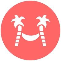 Hammock Vector Icon Style