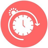 Daily Routine Vector Icon Style
