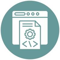 Application Programming Vector Icon Style