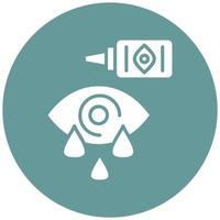 Artificial Tears Vector Icon Style