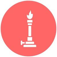 Bunsen Burner Vector Icon Style