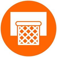 Basketball Hoop Vector Icon Style