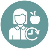 Anti Aging Diet Vector Icon Style