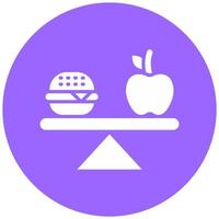 Balanced Diet Vector Icon Style