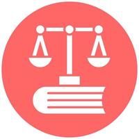 Common Law Vector Icon Style
