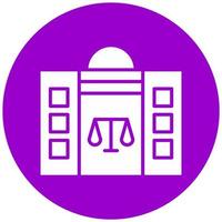 Department of Justice Vector Icon Style