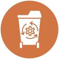 Waste Recovery Vector Icon Style