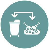 Waste Hierarchy Vector Icon Style