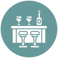 Bar Counter Vector Icon Style