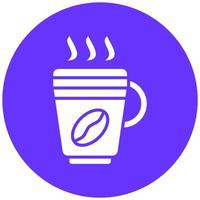 café latté vector icono estilo
