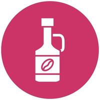 Coffee Syrup Vector Icon Style