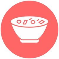 Clam Chowder Vector Icon Style