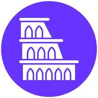 Coliseum Vector Icon Style