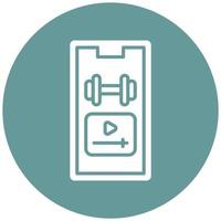 Exercise Tutorial Vector Icon Style