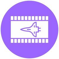 Sci fi Movie Vector Icon Style