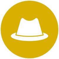 Cowboy Hat Vector Icon Style