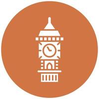 Big Ben Vector Icon Style