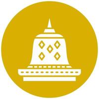 Borobudur Vector Icon Style