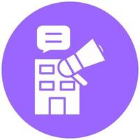 PR Firm Vector Icon Style