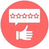 Customer Feedback Vector Icon Style