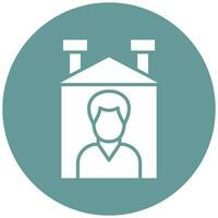 Alone Vector Icon Style