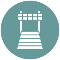 Finish Line Vector Icon Style