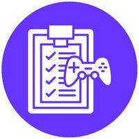 Game Evaluation Vector Icon Style