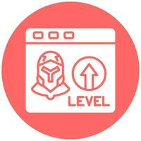 Level Up Vector Icon Style