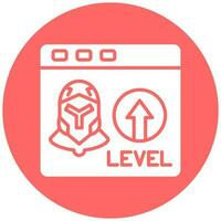 Level Up Vector Icon Style