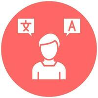 Language Skills Vector Icon Style