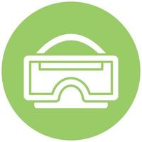 VR Glasses Vector Icon Style