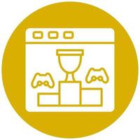 Game Tournament Vector Icon Style