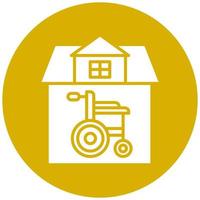 Hospice Vector Icon Style
