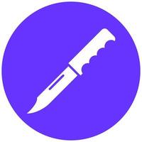 cuchillo vector icono estilo